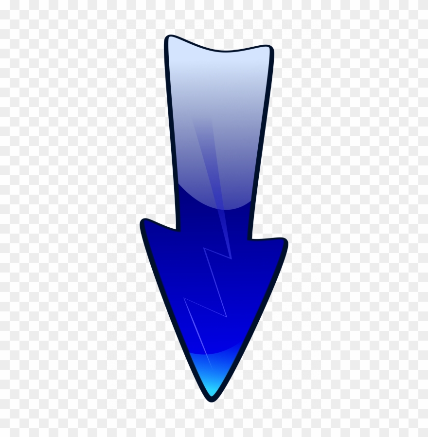 April Showers Bring May Flowers Clipart - Flèche Vers Le Bas Bleu - Png Download