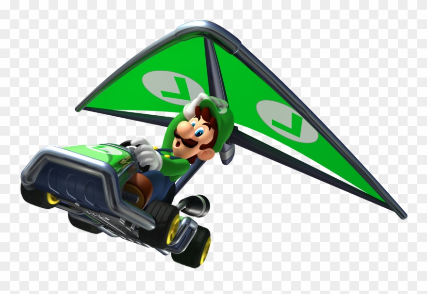 Luigi - Mario Kart 7 Png Clipart