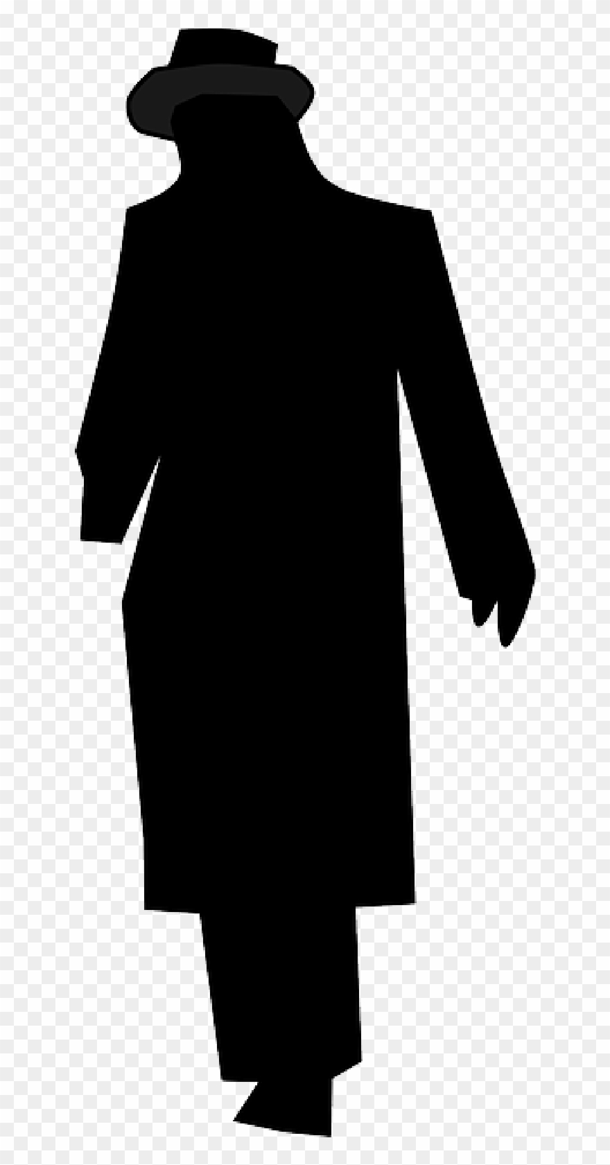 Top, Man, Silhouette, Person, Hat, Night, Walking - Person Walking Away Silhouette Clipart