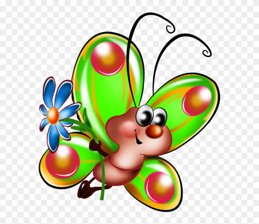 Cartoon Butterfly, Butterfly Clip Art, Butterfly Wallpaper, - Бабочки Сказочные - Png Download