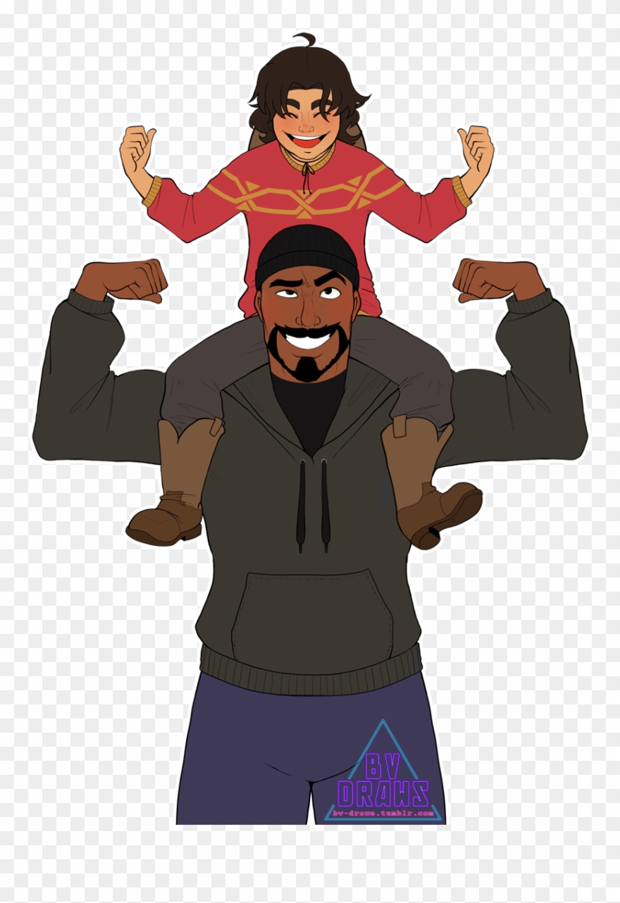 I Love Their Father-son Relationship - Jesse Mccree Gabriel Reyes Clipart