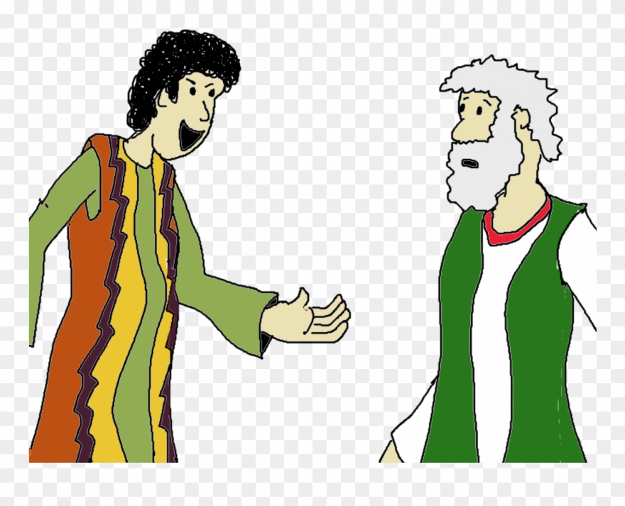 The Younger Son Said To His Father, “i Want My Share - Cartoon Clipart