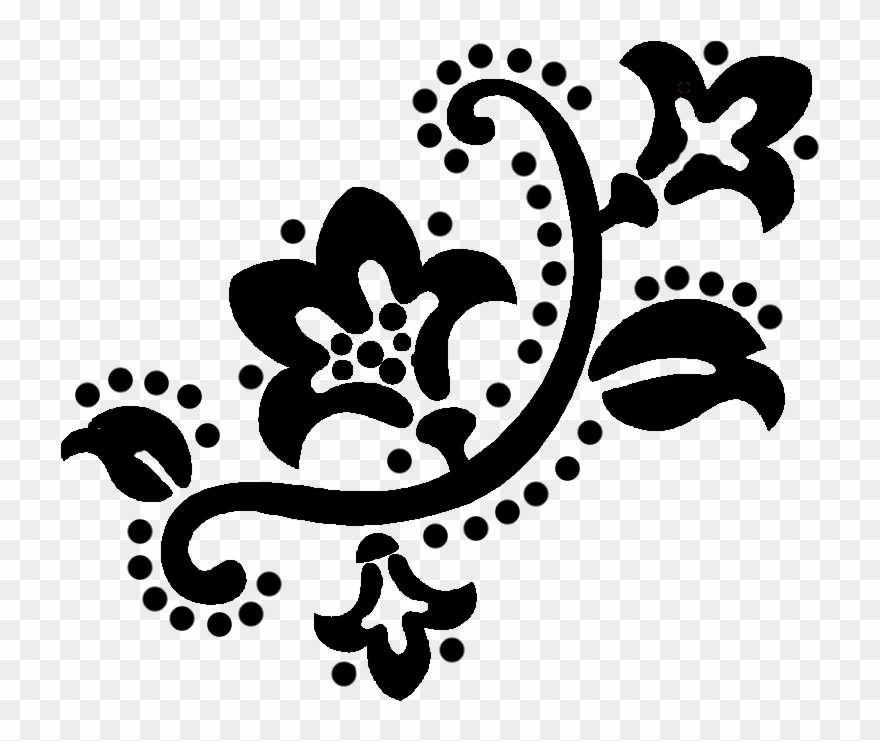 Black White Tattoo Designs 20, Buy Clip Art - Henna Tattoo Designs Png Transparent Png