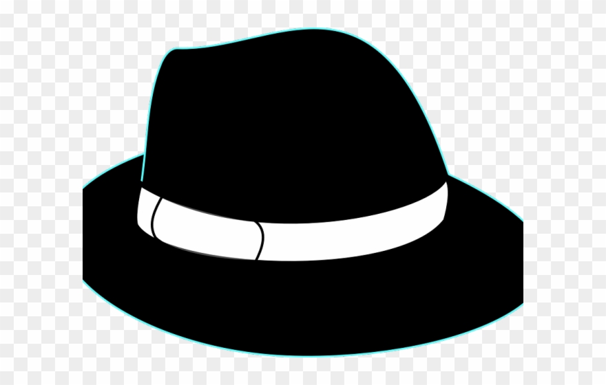 Hat Clipart Mobster - Черная Шляпа Пнг - Png Download