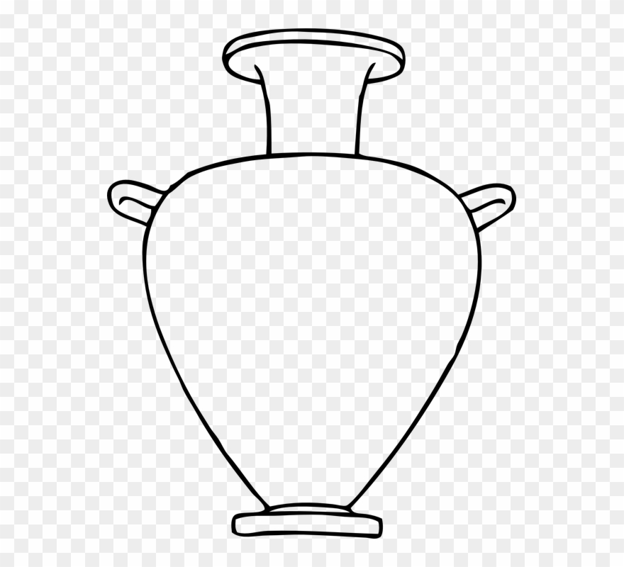 Vase De Lut De Colorat Clipart
