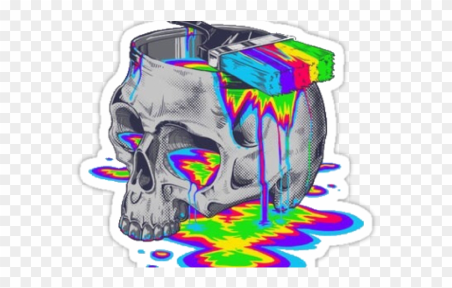 Trippy Clipart Transparent - Trippy Rainbow - Png Download