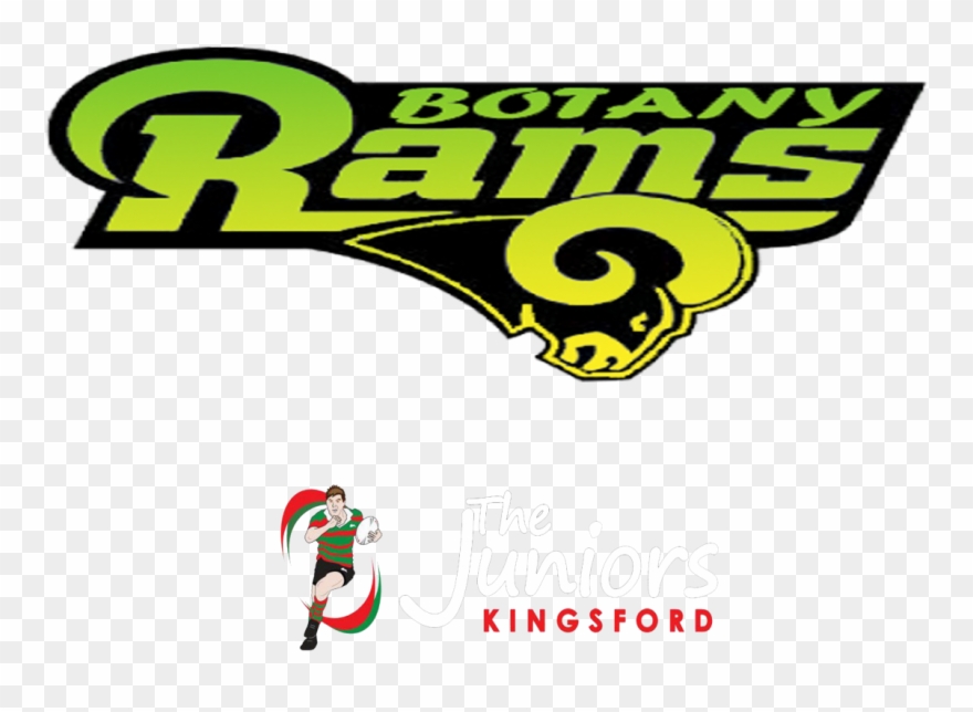 The Botany Rams Are A Junior Rugby League Football - South Sydney District Junior Rugby Football League Clipart