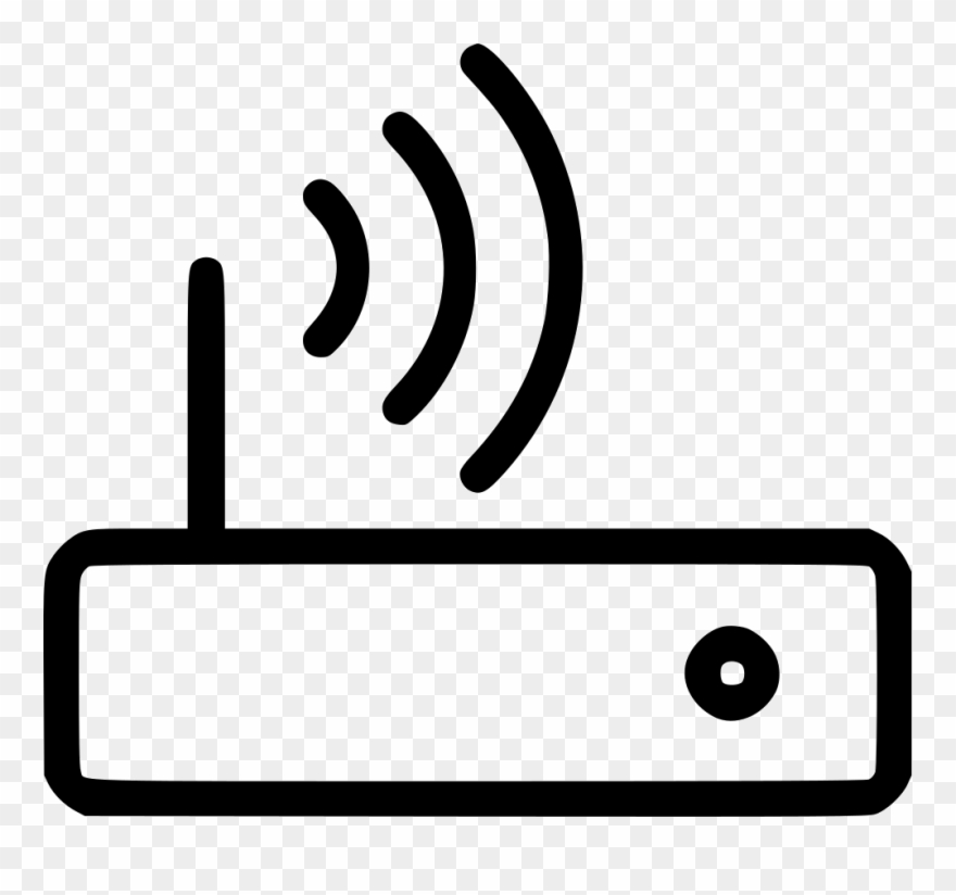 Wireless Wifi Signal Hotspot Router Modem Switch Comments - Home Router Icon Clipart
