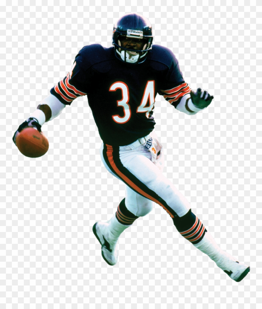 Chicago Bears Player - Walter Payton Clipart