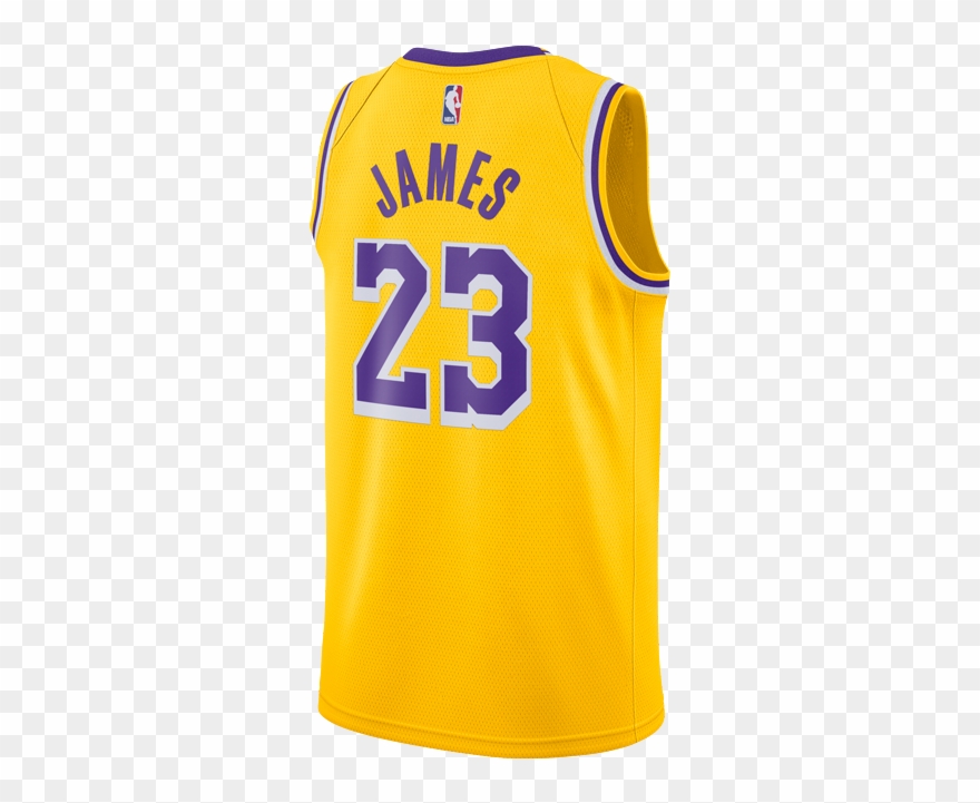 Los Angeles Lakers Lebron James 2018-19 Icon Edition - Lebron Lakers Jersey Clipart