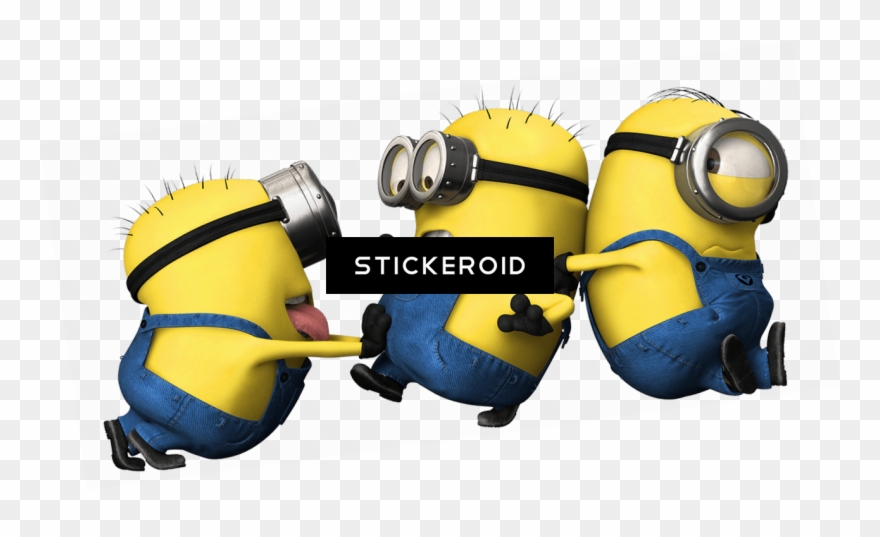 Minions Struggling - Never Let Your Friends Be Alone Disturb Them All The Clipart