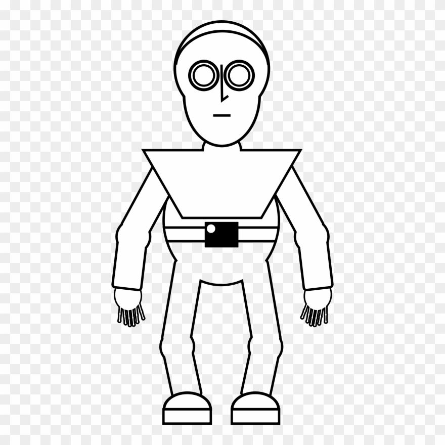 Free Princess Of Mars Free Little Alien - White Robot Shower Curtain Clipart