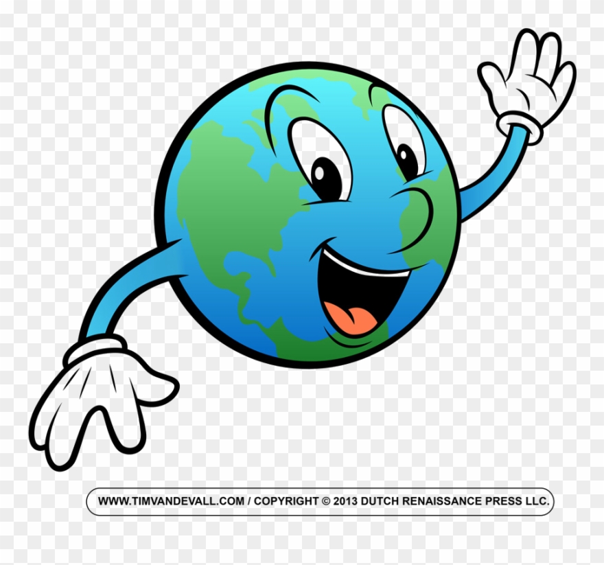 الفصول الاربعه - Globe Clipart With Face - Png Download