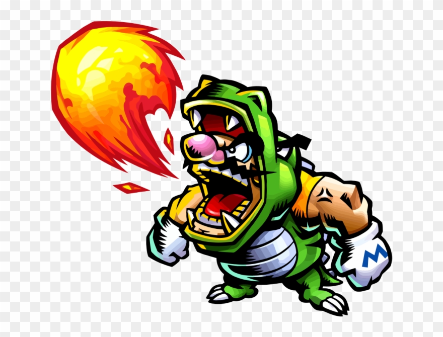 Download - Wario Master Of Disguise Dragon Clipart