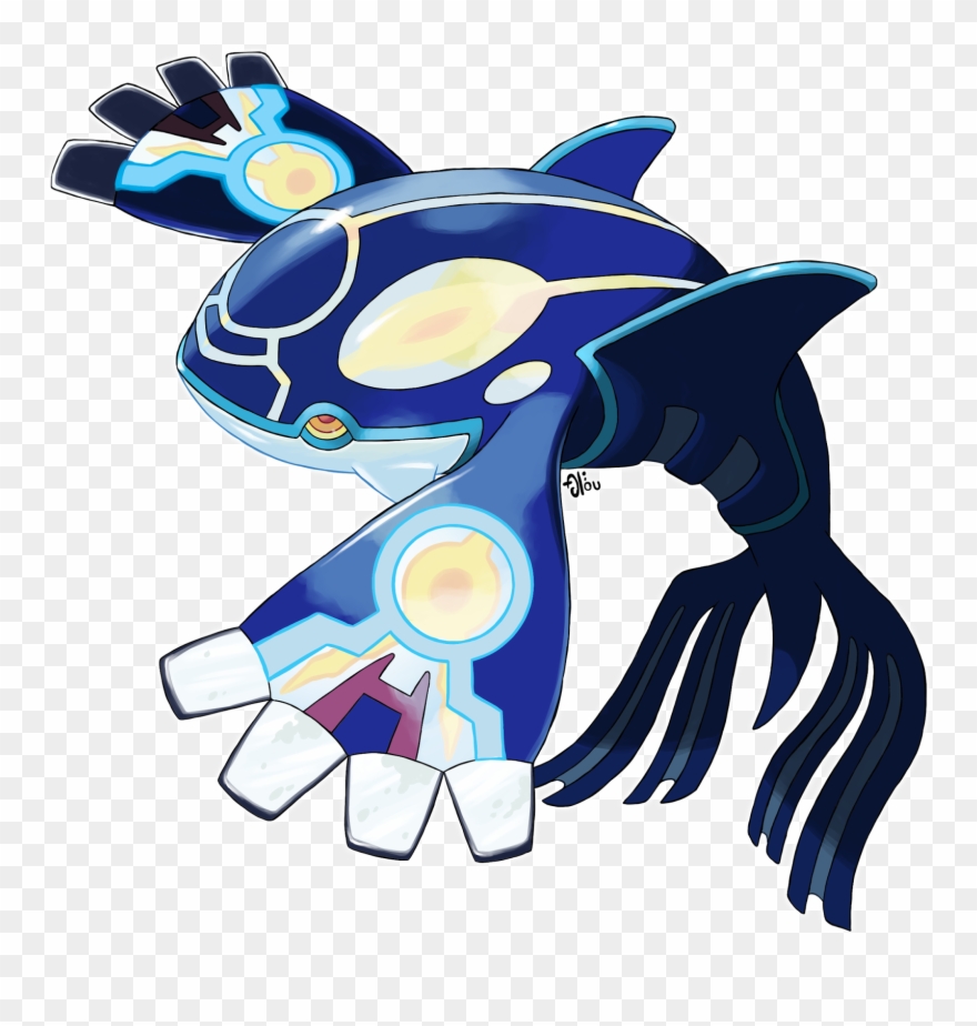 Thats A Kyogre In Disguise - Mega Kyogre Pokemon Clipart