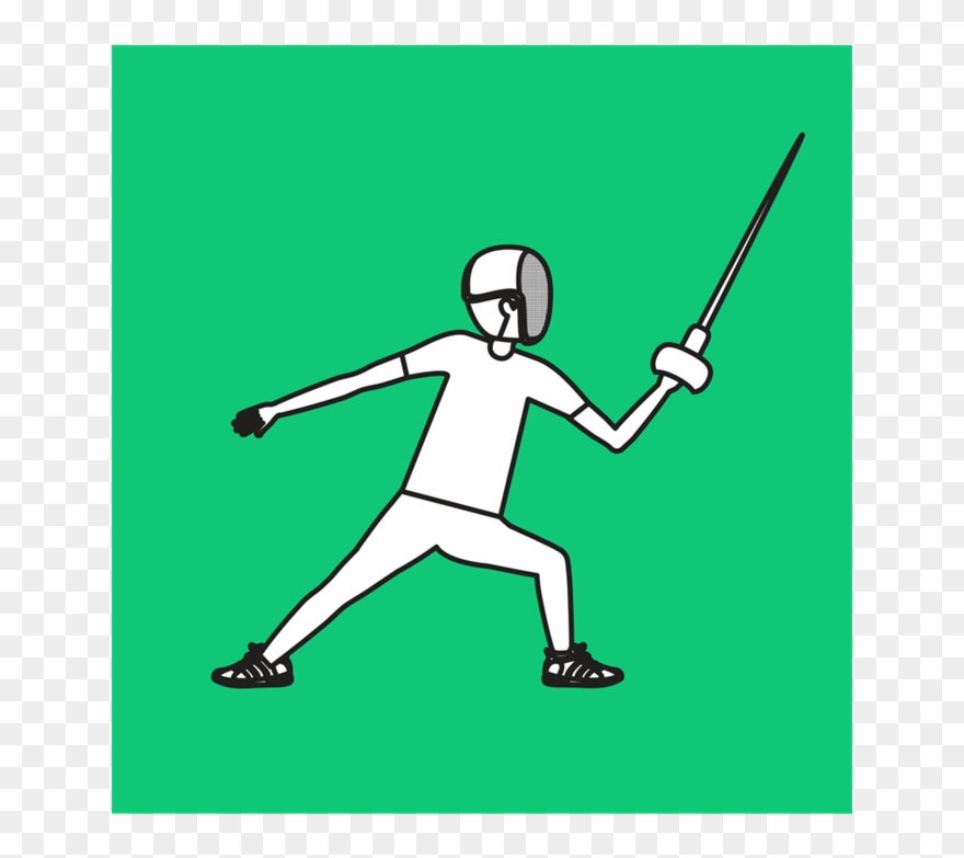 Chilwell Blades Fencing Club - Cartoon Clipart