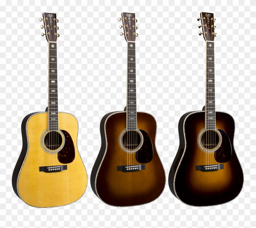Martin D-41 Three Toners - Acoustic Guitar Clipart