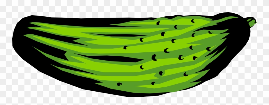 Clip Library Cucumber Dill Image Illustration Of Culinary - Clip Art - Png Download