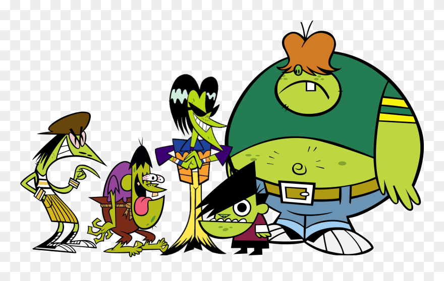 The Gangreen Gang - Villains The Powerpuff Girls Clipart