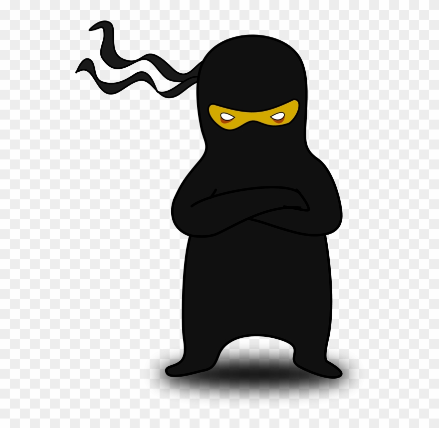 After The Queensryche Bombshell, I Sat On The Couch - Free Ninja Clipart