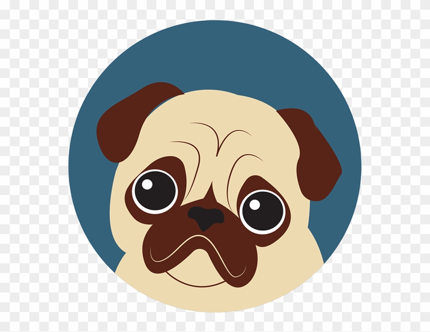 Gritty Pug Coffee On Behance - Pug Clipart