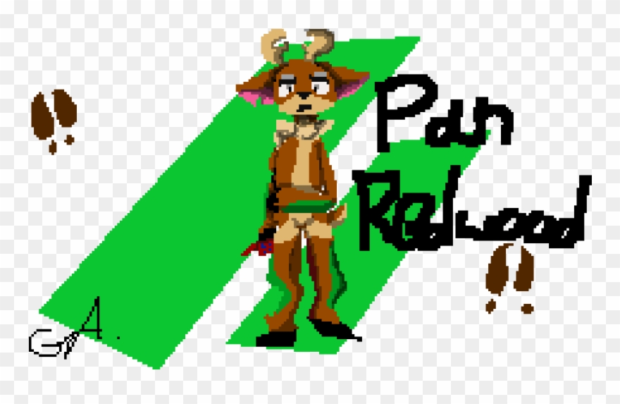 Pan Redwood - Cartoon Clipart
