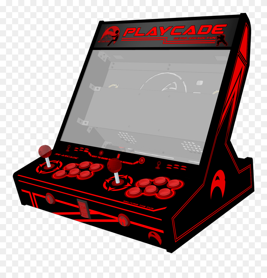 Re-arcade - Playcade - Arcade Game Clipart