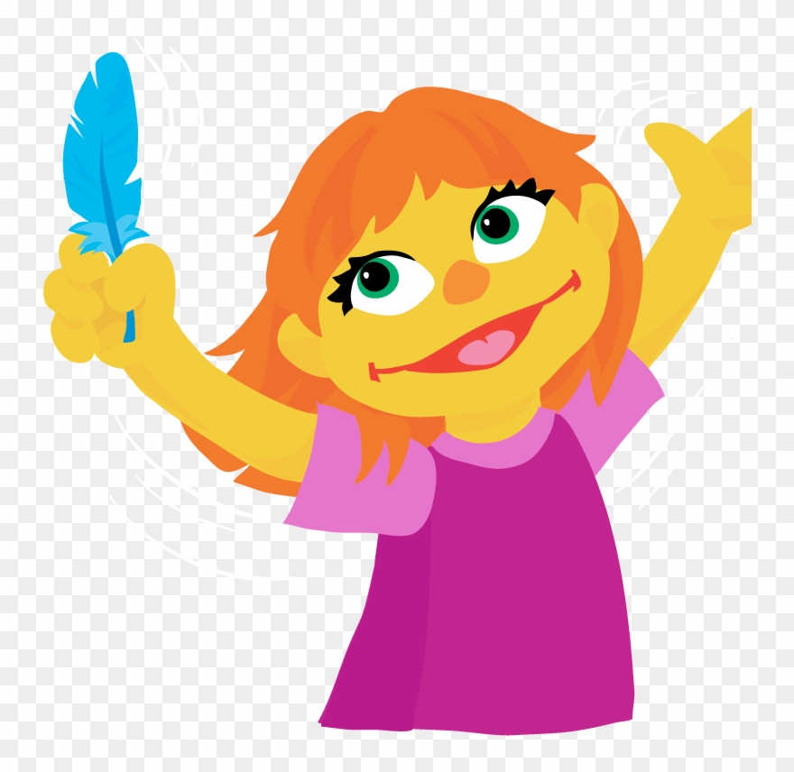 Sesame Street Reveals New Character, A Girl With Autism - Autistic Sesame Street Clipart