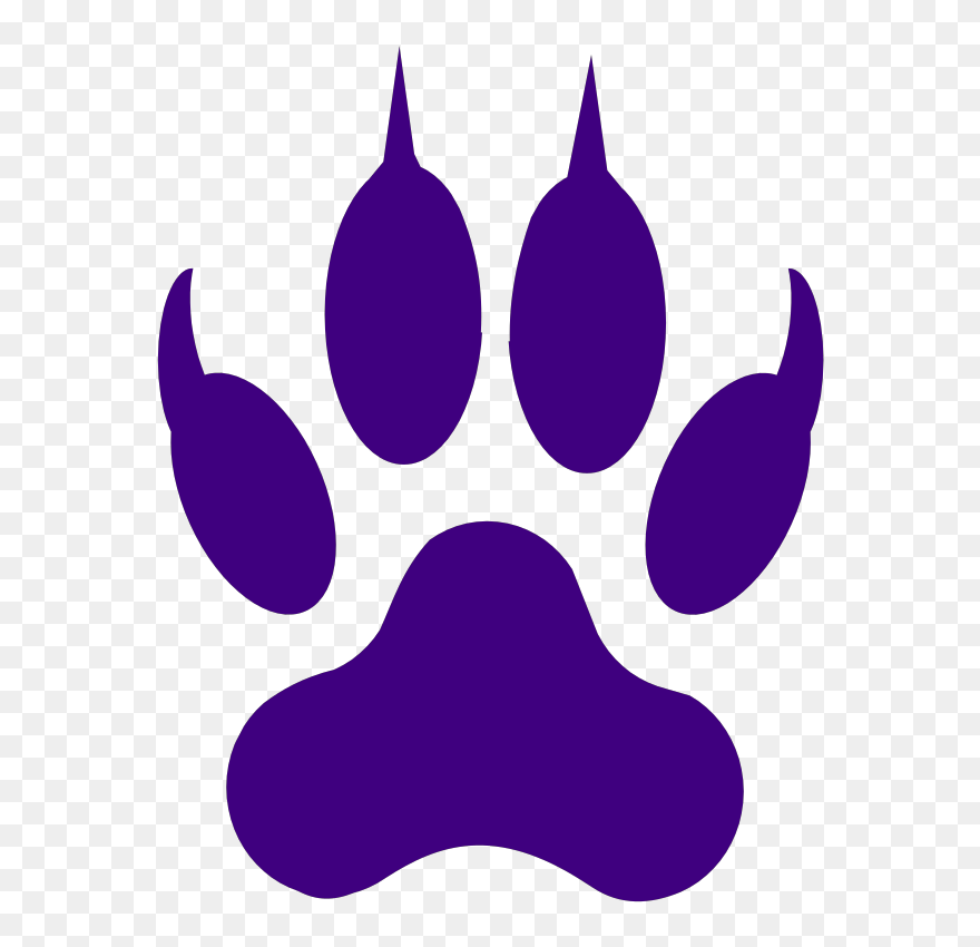 Bobcat Paw Print 18, Buy Clip Art - Cartoon Tiger Claw - Png Download