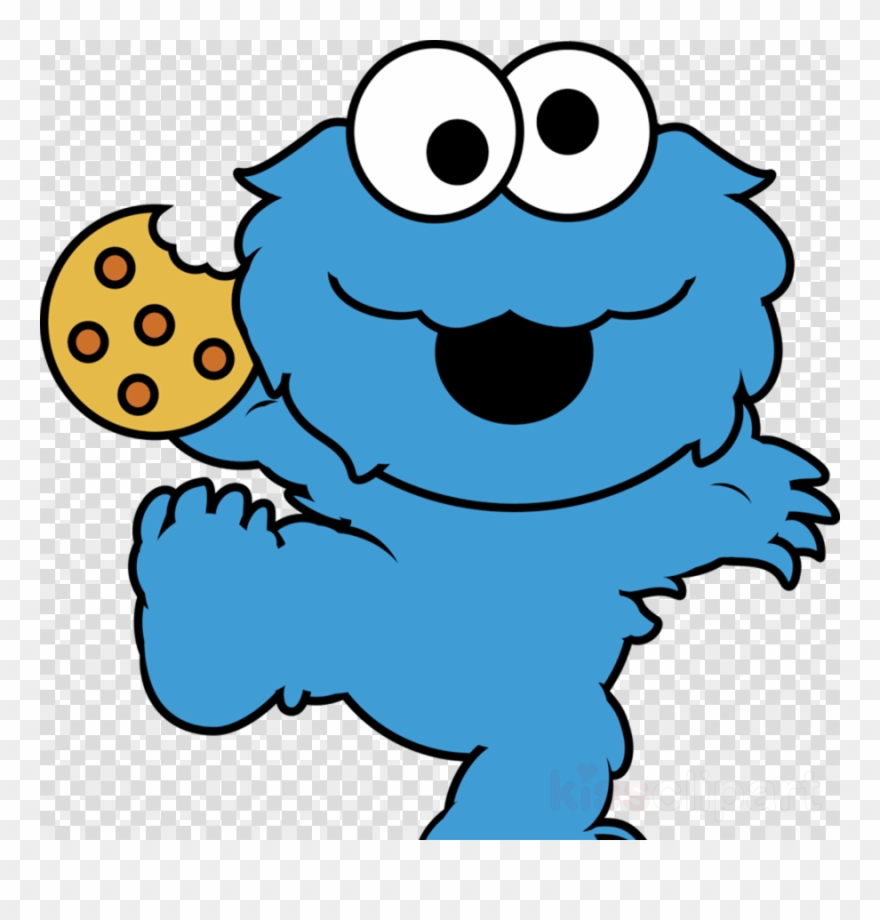Baby Cookie Monster Clipart Cookie Monster Elmo Baby - Monstruo De Las Galletas Dibujo - Png Download