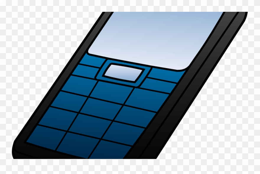 New Cell Phone Clipart - Cellphone Cartoon Transparent Background - Png Download