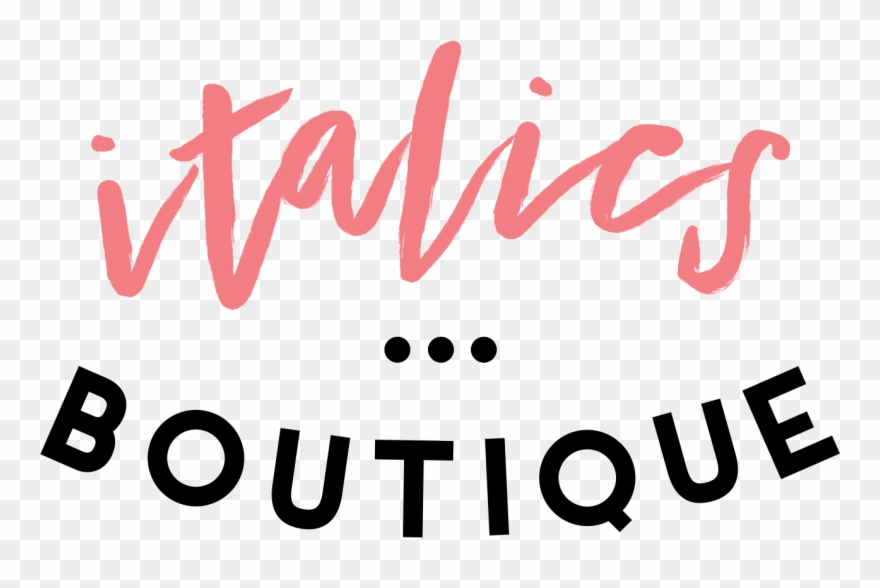 Italics Boutique Clipart