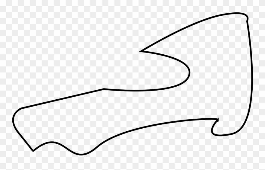 File Closed Curve Wikimedia Clip Art Black And White - Line Art - Png Download