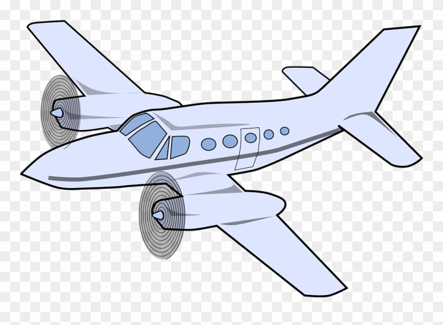 Airplane Clip Art 16, Buy Clip Art - Small Plane Clip Art - Png Download
