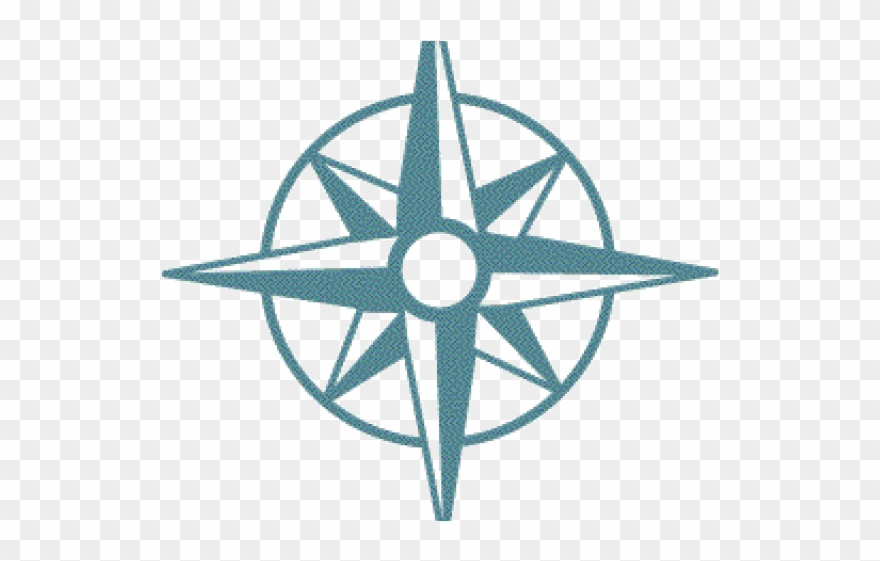 North South East West Compass Clipart