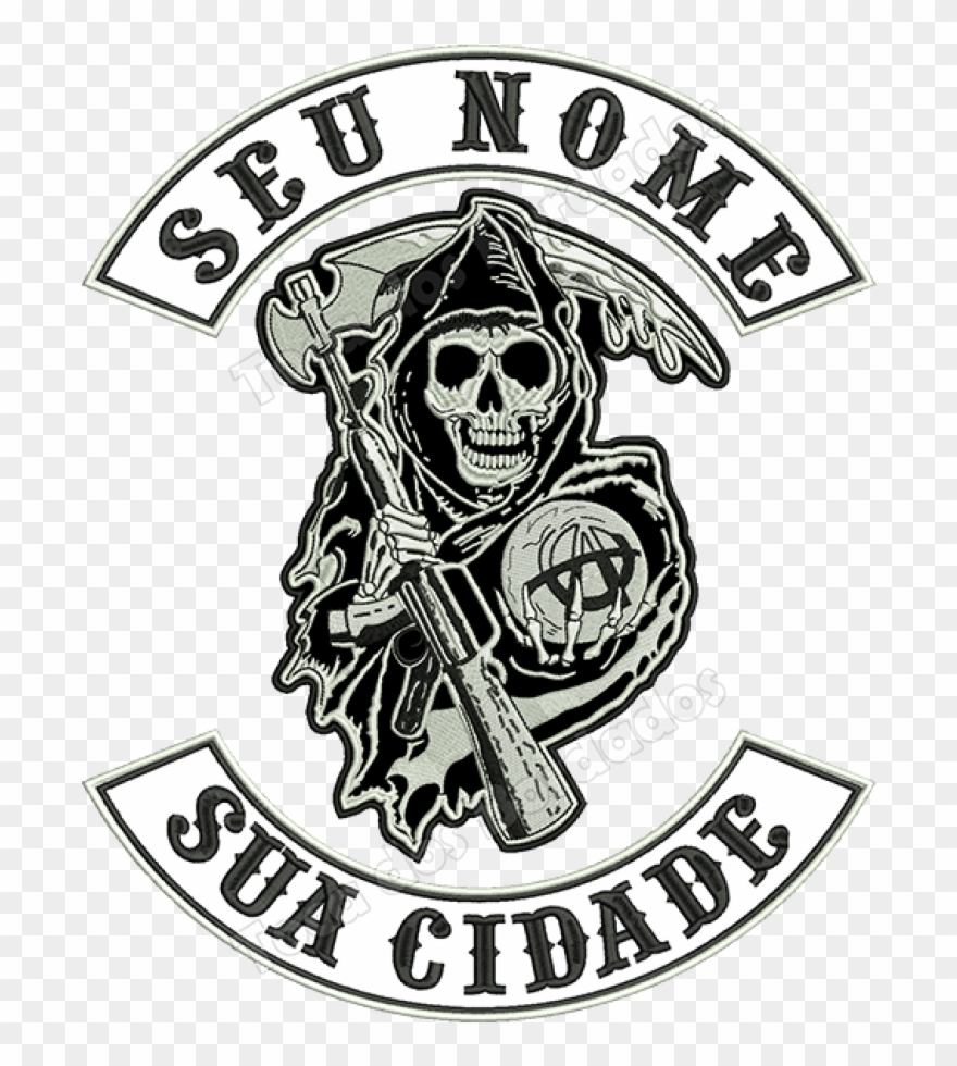 Sons Of Anarchy Mc Patch Clipart