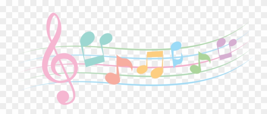 Flowing Notes - 音符 イラスト 無料 Clipart