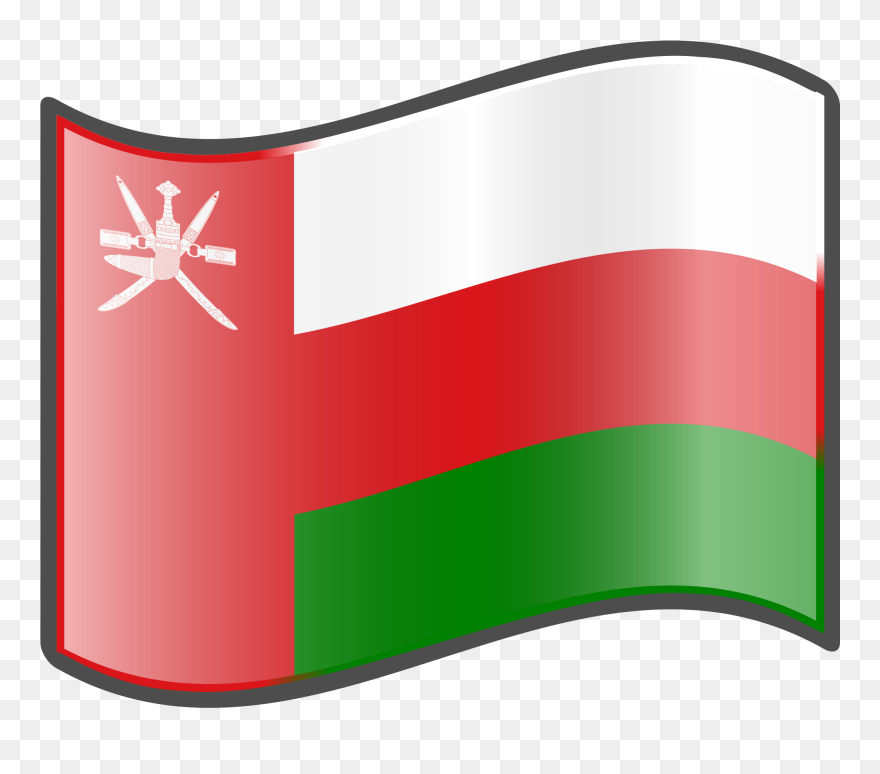 Open - Flag Of Oman Clipart