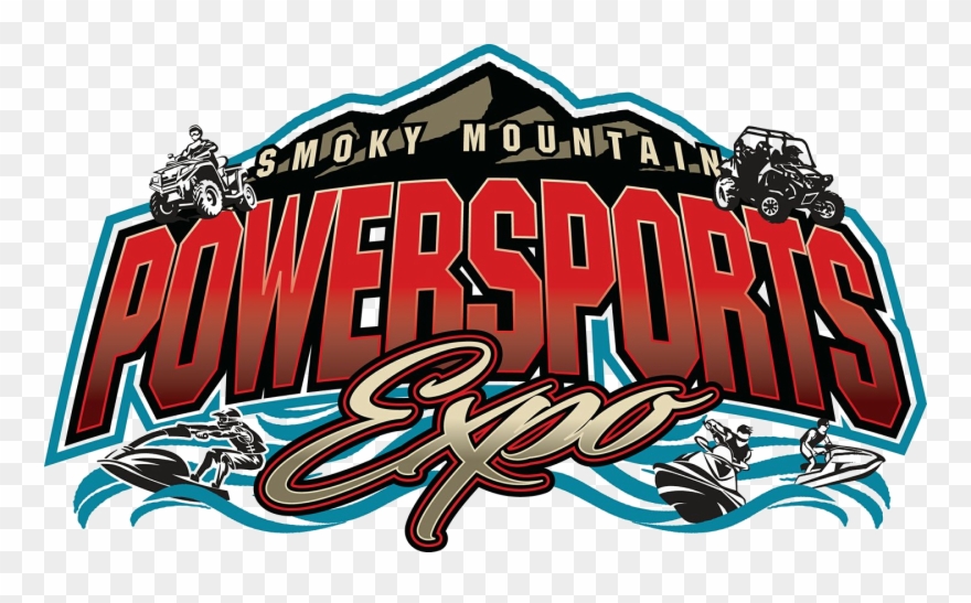 The Smoky Mountain Powersports Expo Logo, Large - Powersports Logo Clipart