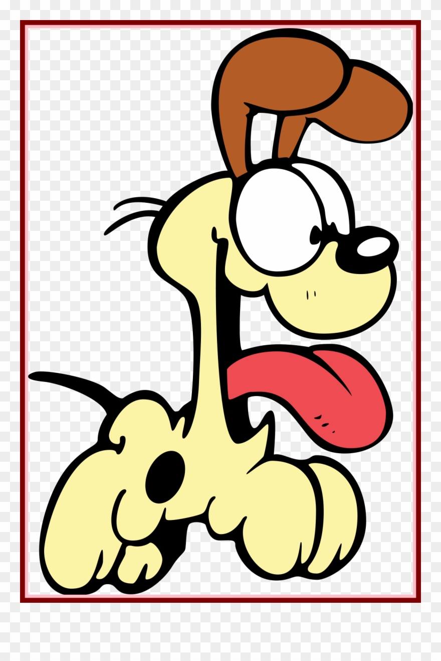 Amazing Odie Pic Of Cartoon Dog With Tongue Out Trends - Odie Garfield Clipart