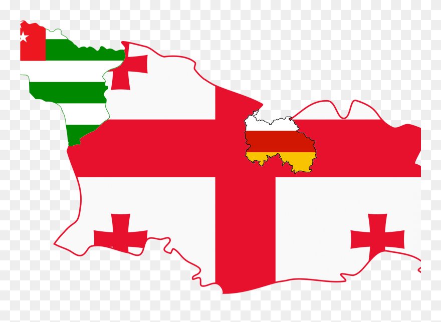 Kosovo And South Ossetia - Georgia Clipart