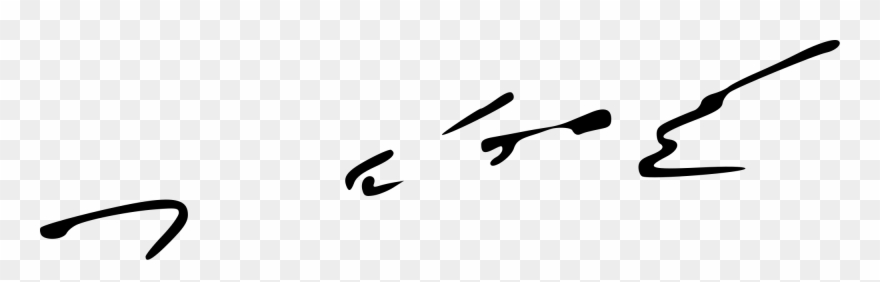 Open - Kim Il Jong Signature Clipart