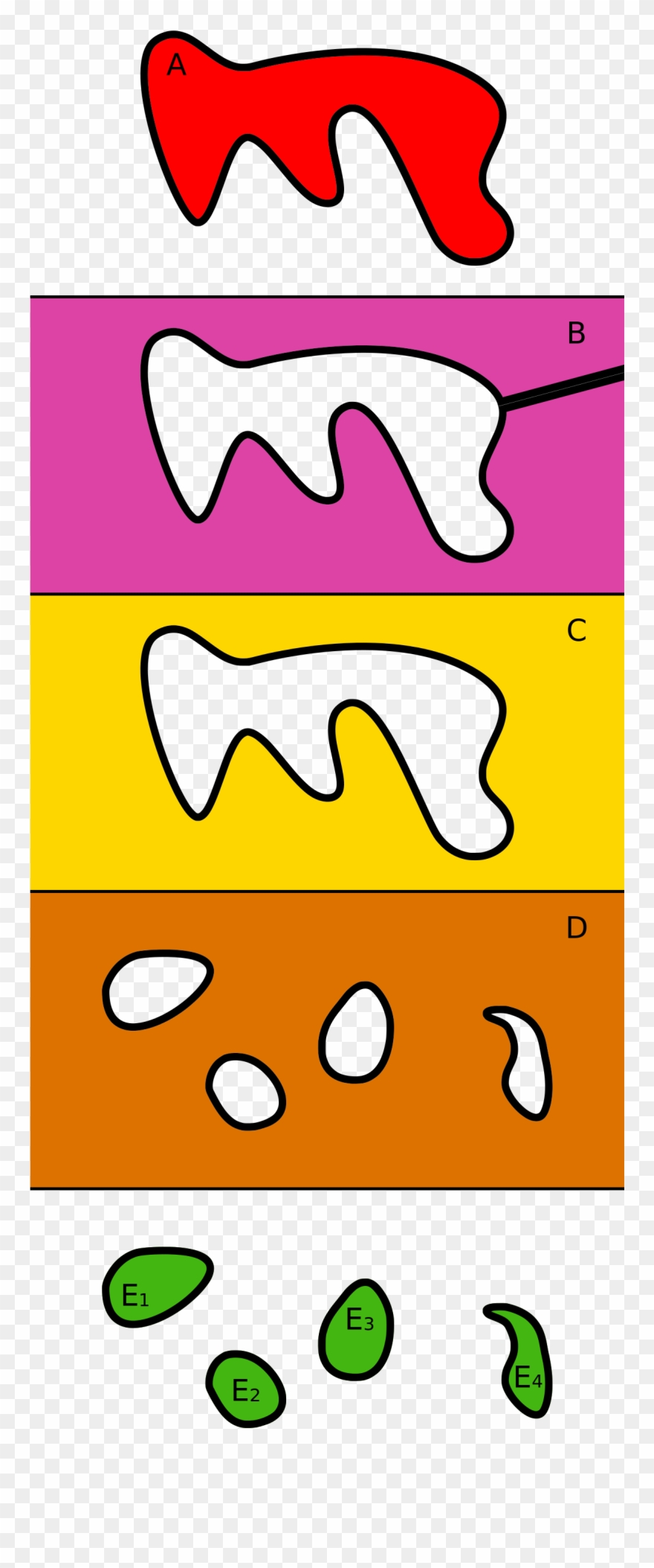 Transparent Library Connected Space - Connected Component Topology Clipart