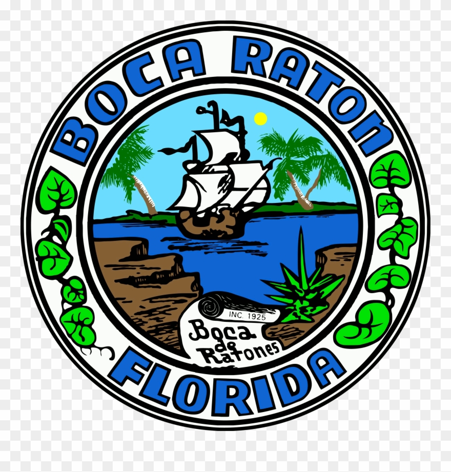 Seal Of Boca Raton, Florida - City Of Boca Raton Logo Clipart