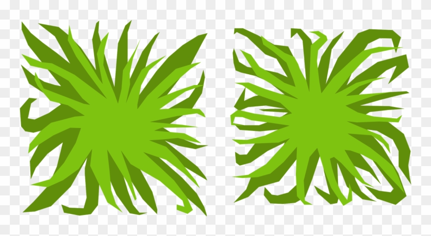 Big Grass Tufts Alpha Texture Clipart