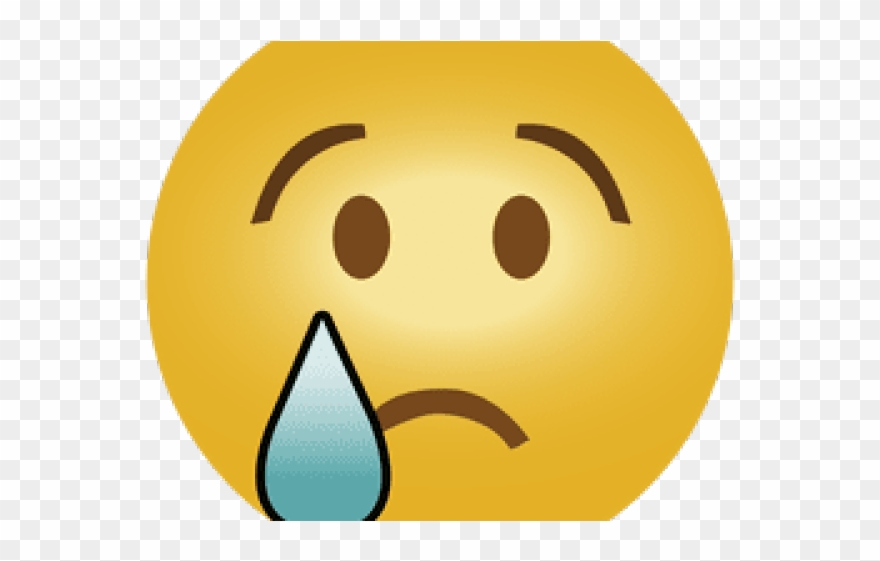 Sad Emoji Clipart Pdf - Sadness - Png Download