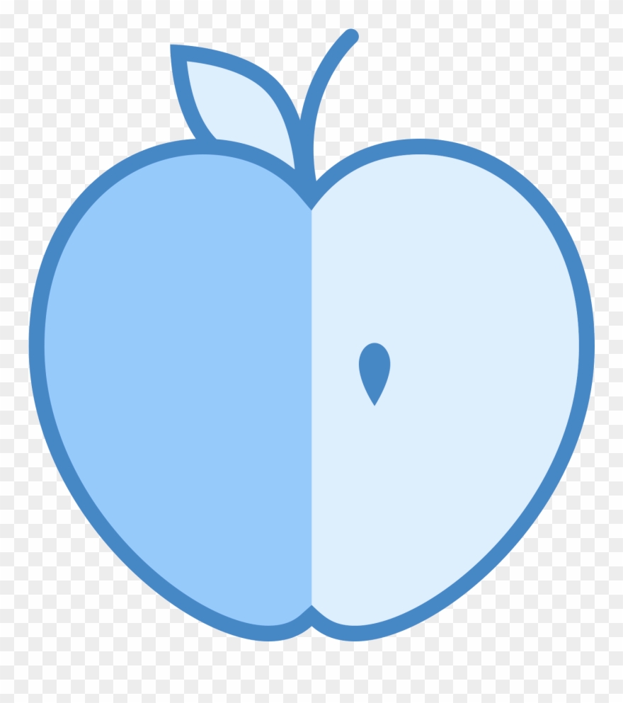 The Icon Is A Picture Of An Apple - Heart Clipart
