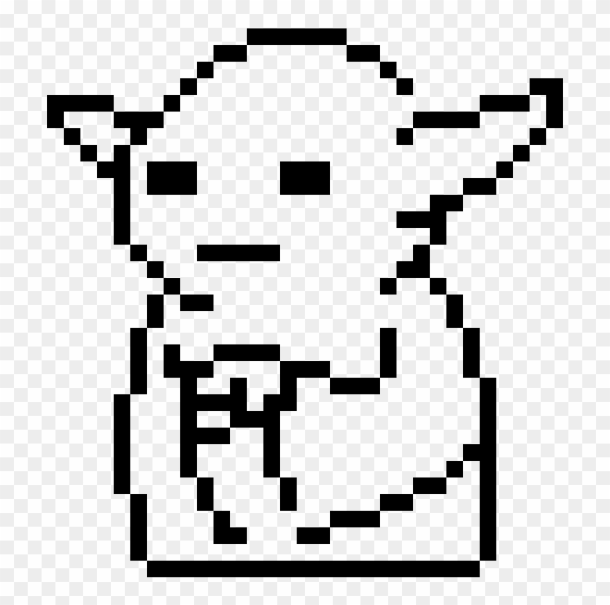 Yoda - Pixel Art Star Wars Yoda Clipart