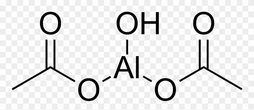 3 Hydroxybutanal Structural Formula Clipart