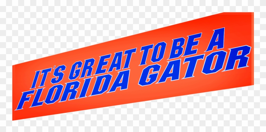 College Football Sticker By University Of Florida - Its Great To Be A Florida Gator Clipart